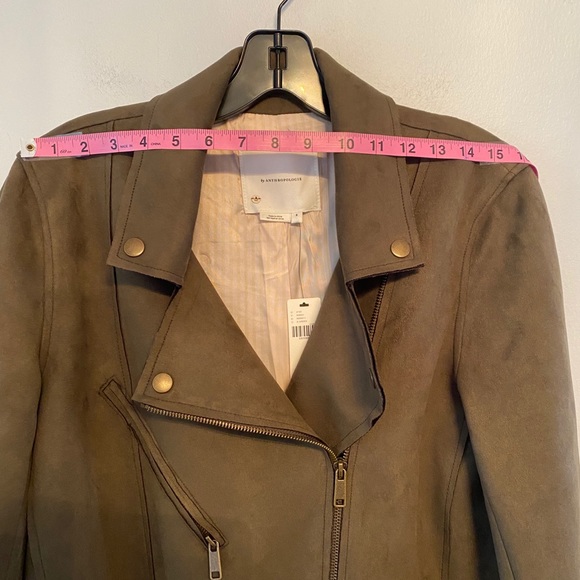 SOLD💥Anthropologie Ripley Sueded Moto Jacket⭐️NWT - Picture 10 of 13